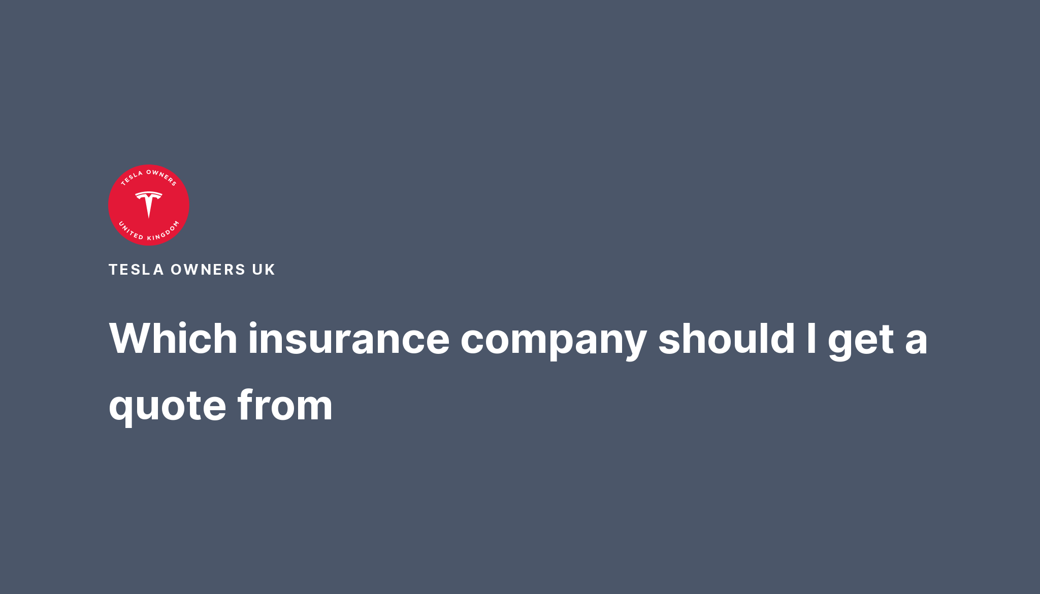 Which insurance company should I get a quote from? What about GAP